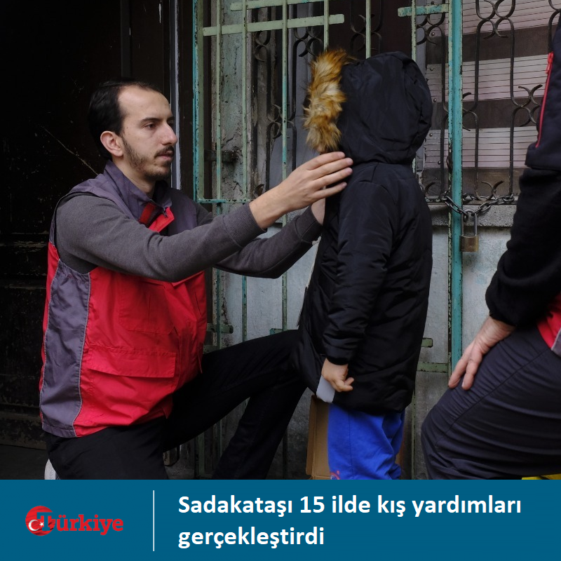 Sadakataşı 15 ilde kış yardımları gerçekleştirdi