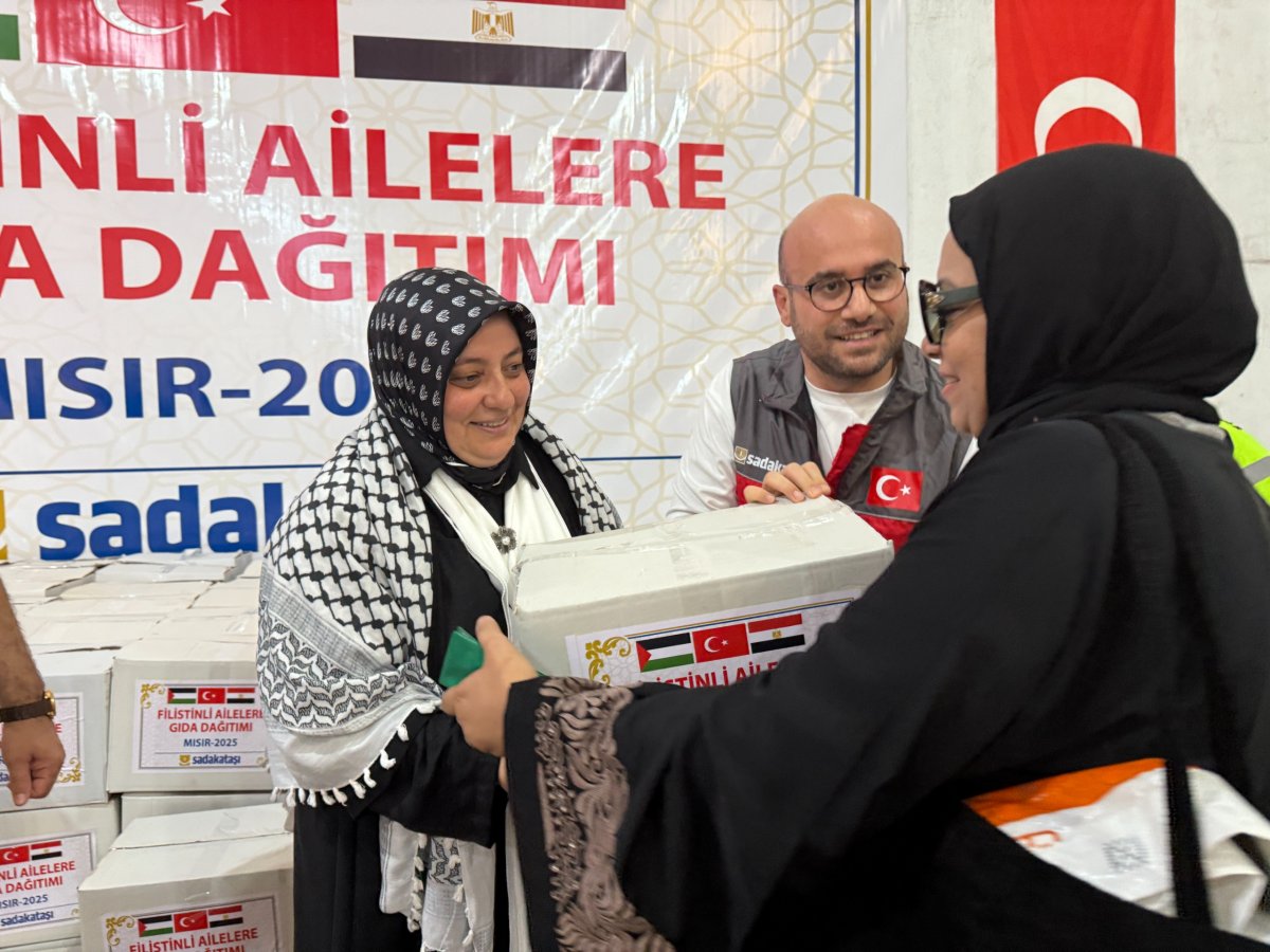 Mısır’da yaşayan Gazzeli ailelere yardım ulaştırdık