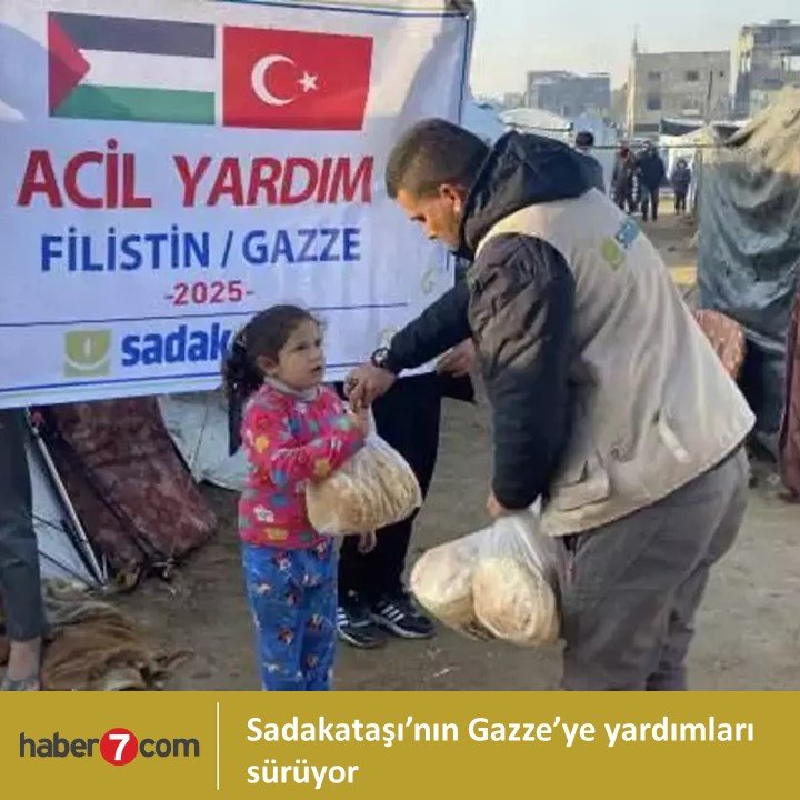 Sadakataşı’nın Gazze’ye yardımları sürüyor