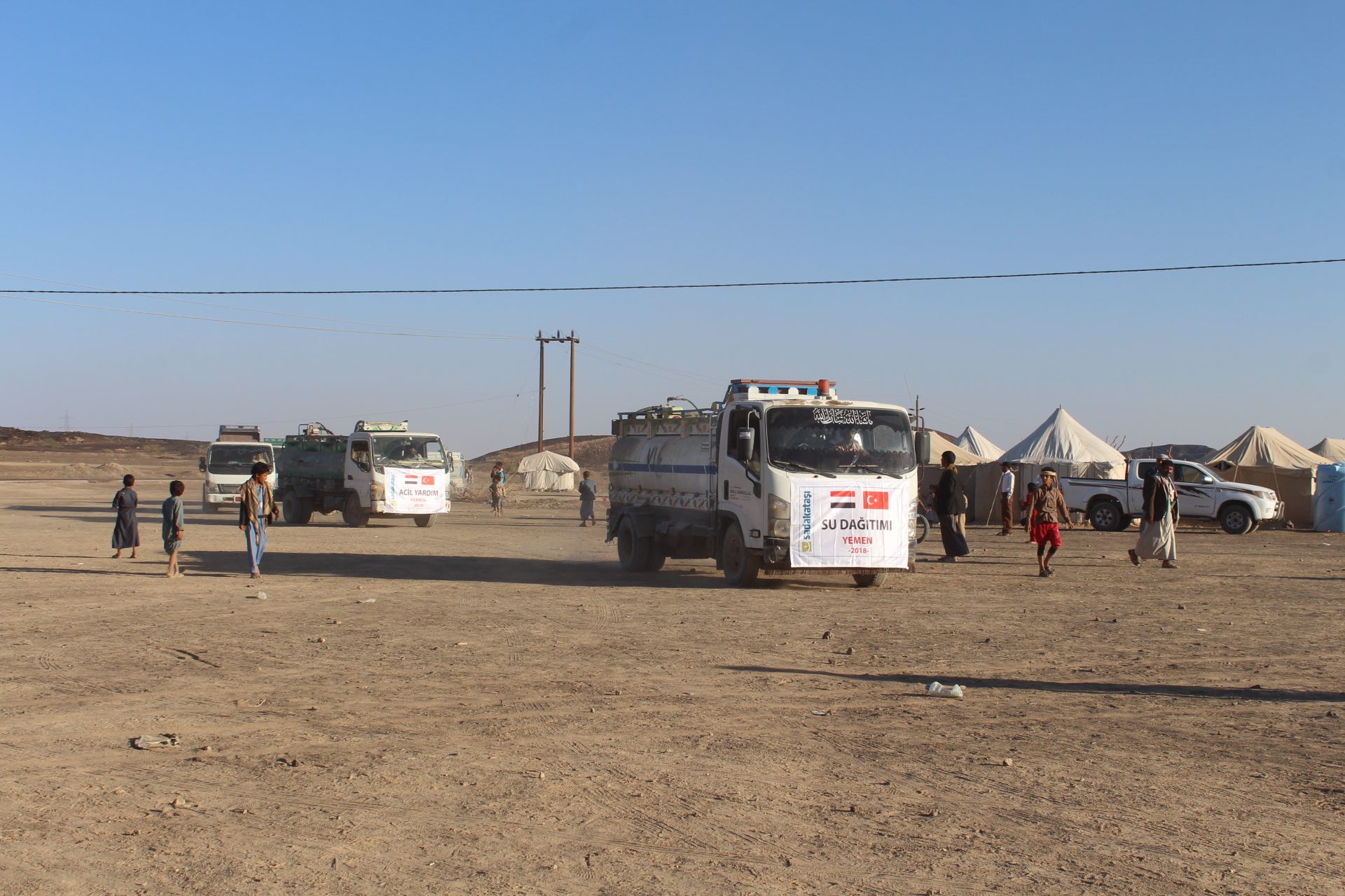 Yemen’de su dağıtımı