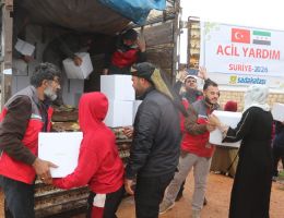Sadakataşı’ndan İdlib'e gıda yardımı